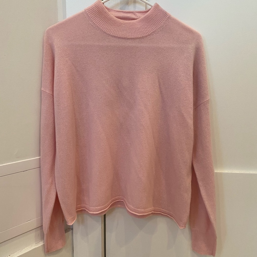 Madewell mock neck cashmere sweater